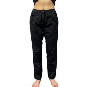 Olivia Hassler Womens Black Skinny Pants